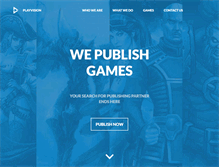 Tablet Screenshot of playvisioncorp.com